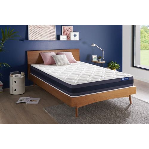Matelas Ressorts Ensaches+Memoire De Forme Actiflex Morpho 200x200 Maxi Epaisseur 5zones De Confort