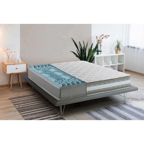 Matelas Simple En Mousse  Mmoire De Forme Blanc 90x200 Cm