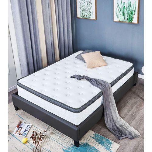 Matelas Sunny A Ressorts Ensaches + 3,5 Cm Latex Naturel  70 % En 75 Kg/M3 + Alese 80x200 Hauteur +/- 26 Cm - Accueil Moelleux - Soutien Equilibre - 5 Zones De Confort - Hypoallergenique