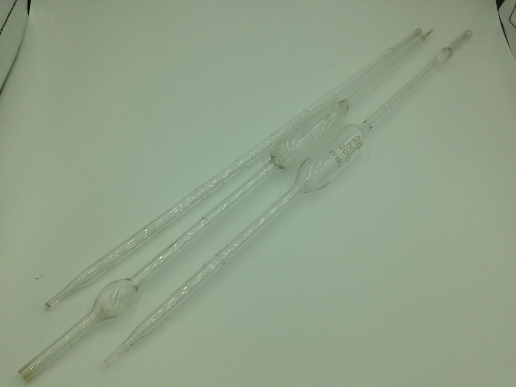 Materiel De Chimie Pipette Graduee X1 Et Pipette Jaugee X2 A3 22 Rakuten