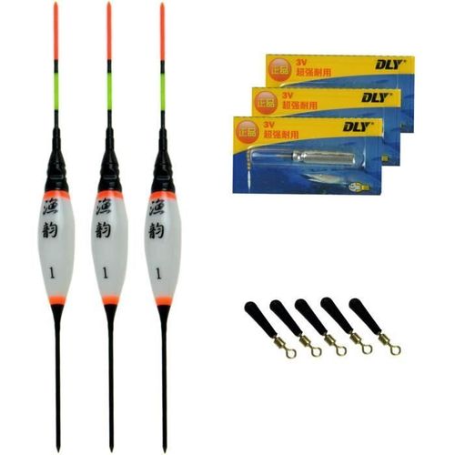 KIMISS Flotteur De Pêche Lumineux Flotteurs De Pêche Bobbers EVA Pêche De Nuit Éclairé Glow