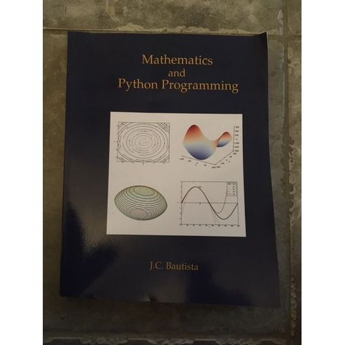 Mathematics And Python Programming    Format Broch 
