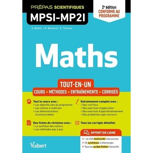 Mathmatiques Mpsi-Mp2i - Tout-En-Un   de Bellec Stevan  Format Grand Format 