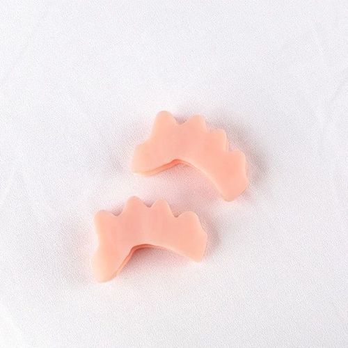 Mathiateur D'orteils De Protection  Chaud,Outil De Soin Appropri Pour La Ration Des Oignons,Matriau En Gel Souple,Lisseur,Entretoises,Civires,2 Pices = 1 Paire - Type Skin For Kid