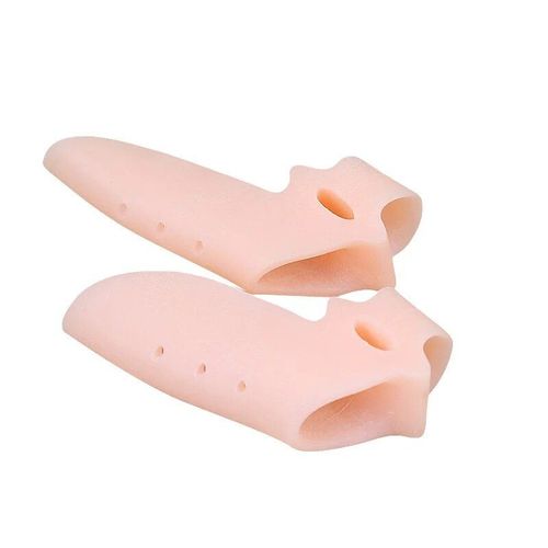 Mathiateur De Doigts En Silicone Pour Hallux Valgus,Ajusteur D'oignon,Redresseur De Pouce,Coussinets,Soins Des Pieds,2 Pices = 1 Paire - Type Skin For Adult