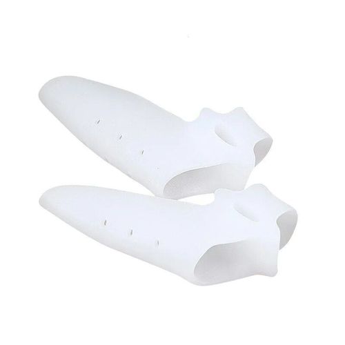 Mathiateur De Doigts En Silicone Pour Hallux Valgus,Ajusteur D'oignon,Redresseur De Pouce,Coussinets,Soins Des Pieds,2 Pices = 1 Paire - Type White For Adult
