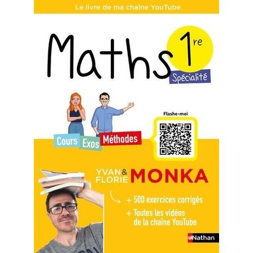 Maths 1re Spcialit   de Monka Yvan  Format Beau livre 