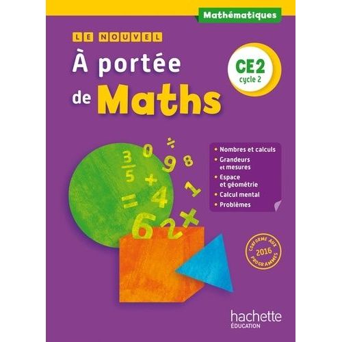 Mathmatiques Ce2 Cycle 2 Le Nouvel A Porte De Maths - Manuel De L'lve   de Lucas Janine  Format Beau livre 