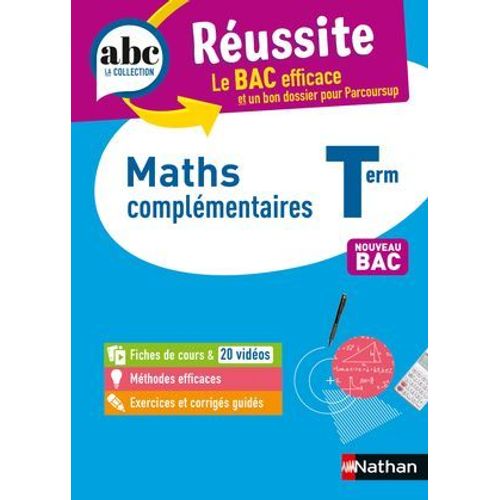Maths Complmentaires Terminale - Abc Russite - Bac 2026 - Enseignement Optionnel Tle - Cours, Mthode, Exercices - Epub  