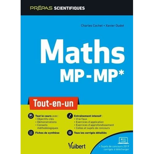 Maths Mp-Mp* - Tout-En-Un   de Oudot Xavier  Format Beau livre 