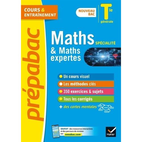 Maths Et Option Maths Expertes Spcialit Tle Gnrale    Format Grand Format 