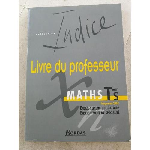 Maths Tle S - Livre Du Professeur   de Gauthier Ren-Louis  Format Broch 