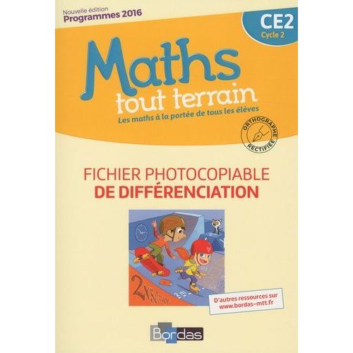Maths Tout Terrain Ce2 - Fichier Photocopiable De Diffrenciation   de Seroussi Michal  Format Beau livre 