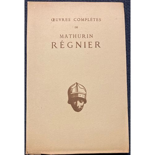 Mathurin Rgnier : Oeuvres Compltes   de Mathurin Rgnier 