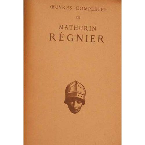 Oeuvres Completes De Mathurin Regnier de Mathurin Regnier