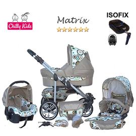 Poussette trio isofix