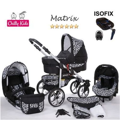 poussette matrix leopard