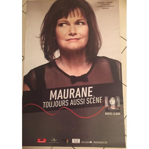 Maurane - Toujours Aussi Scne - 2015 - Affiche Musique / Concert / Poster