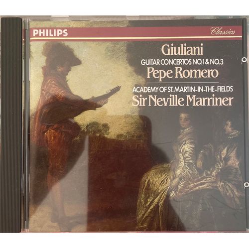 Mauro Giuliani Concertos Pour Guitare 1 Et 3 Academy Of Saint Martin In The Fields Neville Marriner - 