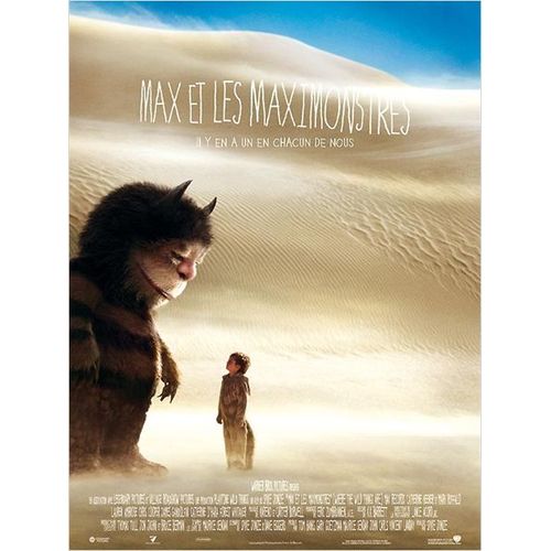 Max Et Les Maximonstres (Where The Wild Things Are) - Vritable Affiche De Cinma Plie- Format 40x60 Cm - De Spike Jonze Avec Max Records, Catherine Keener, Mark Ruffalo, Vincent Crowley - 2009