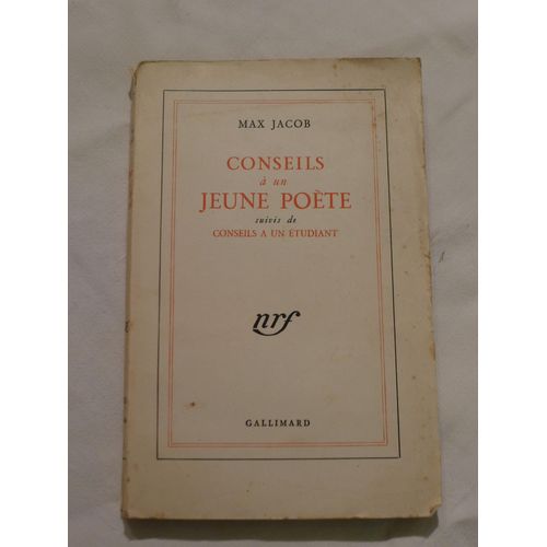 Conseils A Un Jeune Poete Suivis De Conseils A Un Etudiant   de Max Jacob 