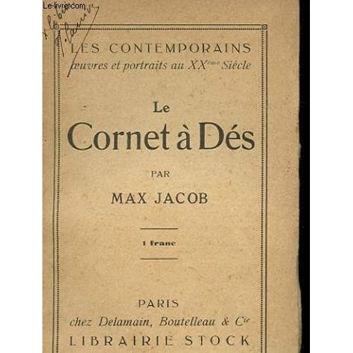 Le Cornet A Des de Max Jacob