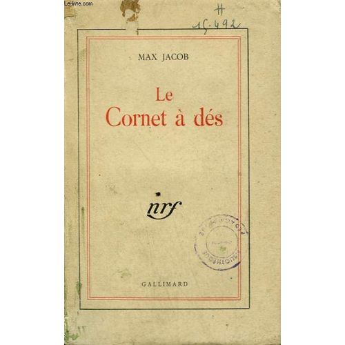 Le Cornet A Des   de Max Jacob