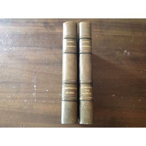 Maxence Van Der Meersch Lot 2 Livres L?Empreinte De Dieu Et La Maison Dans La Dune 1947 ditions Numrotes Du Livre De Monte Carlo Lithographie G. Barret   