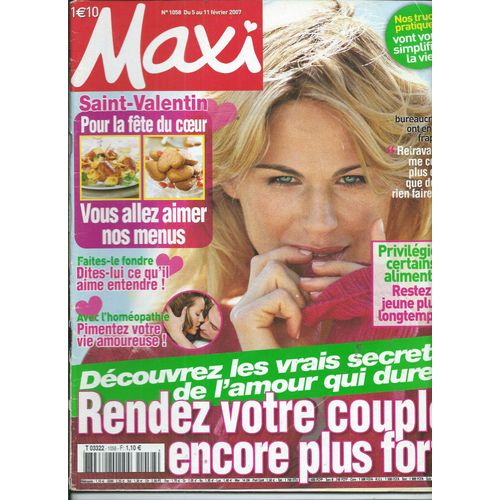Maxi 02/02/2007 Clovis Cornillac, Isabelle Mergault, Meryl Streep, Guy Marchand