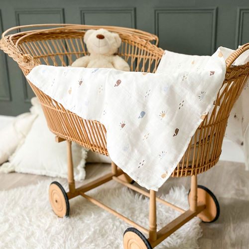 Maxi-Lange Coton Bio cru 120x120 Cm