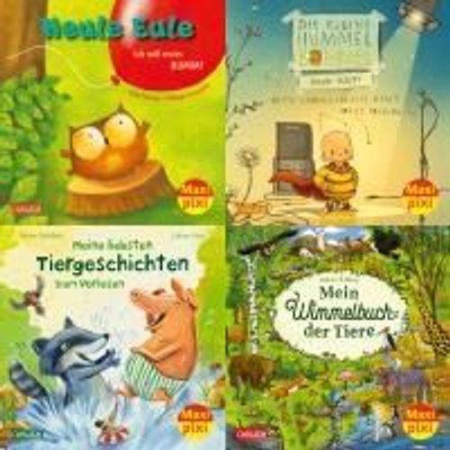 Maxi-Pixi-Box 103: Bilderbuchspa Mit Tollen Tieren (4x5 Exemplare)    Format Livre-CD 