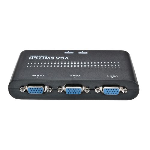 Mayitr ? Mini botier de slection VGA 2 en 1, commutateur de commutation manuel, VGA/SVGA, pour PC LCD