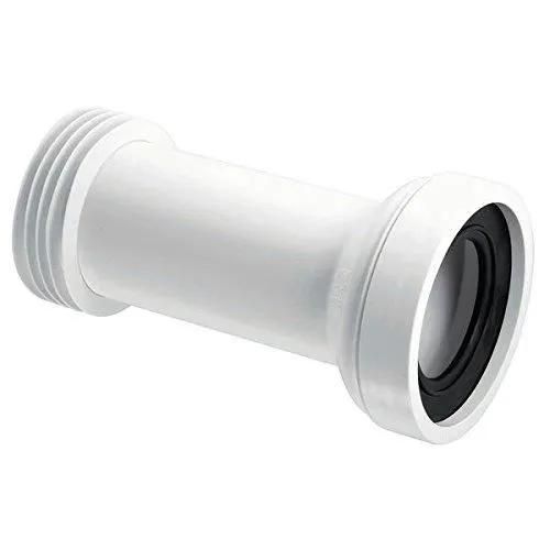 Mcalpine Droite Longueur Rglable Rigide Wc Connecteur 8,9 Cm/90 Mm De Taille, Blanc - Wc-Con2b
