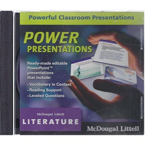 Mcdougal Littell Literature: Power Presentations Cd-Rom British Literature   de McDougal Littel  Format Broch 