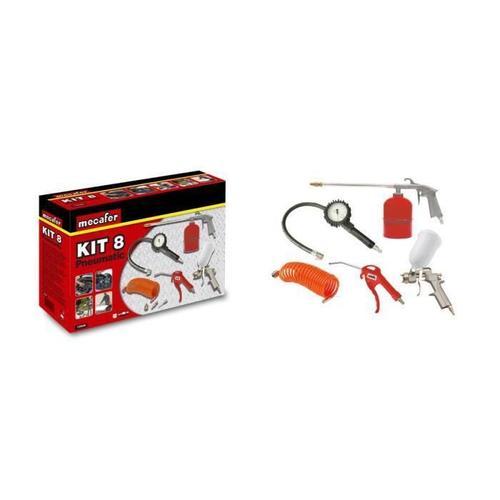 Mecafer Kit D'accessoires Air Comprim 8 Pieces