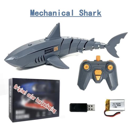 Mcanique Requin A2 - Robot Tlcommand En Forme De Baleine Ou De Requin, Jouet De Bain Pour Enfant, Animaux Marins, Poisson lectrique, Sous-marin