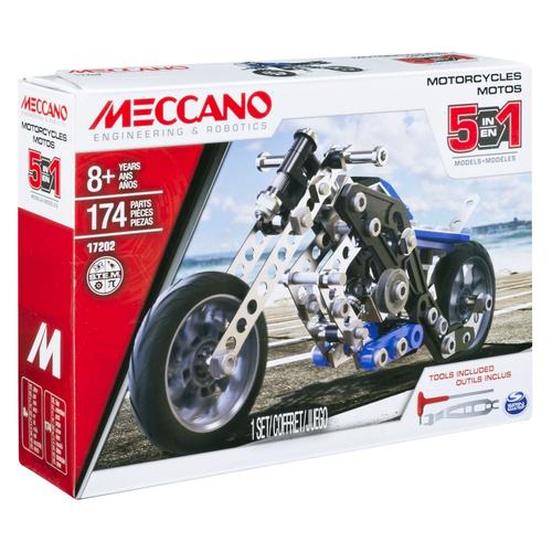 Meccano Moto - 5 Modeles Meccano