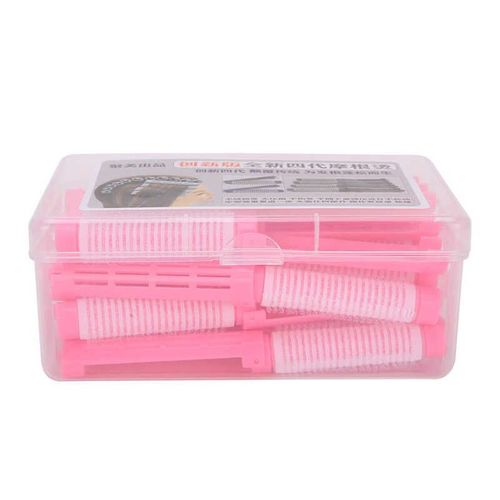 Mèches de cheveux en peluche,20 pièces,rouleau pour boucler,outil de coiffure Type Rose Rakuten