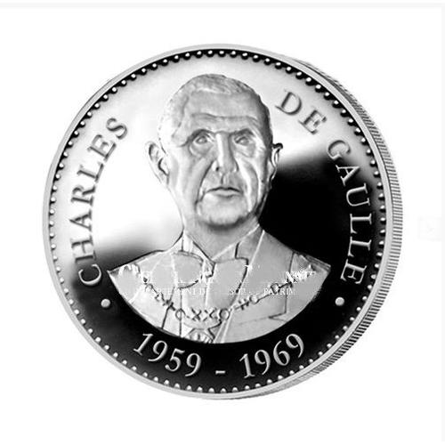 Mdaille  President - Charles De Gaulle . 1959/1969