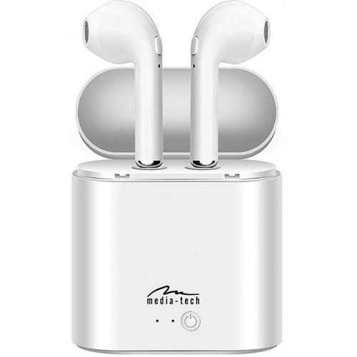 Media-Tech MT3589W R-Phones TWS blanc (pas de r?duction du bruit, Sans fil), ?couteurs, Blanc