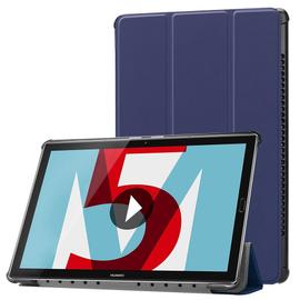 Détachable Wireless Clavier stand avec PU Case Housse pour Huawei MediaPad M5 10 Pro / M5 10 2018 Tablette IVSO Clavier Étui pour Huawei MediaPad M5 10.8, Bleu QWETY 