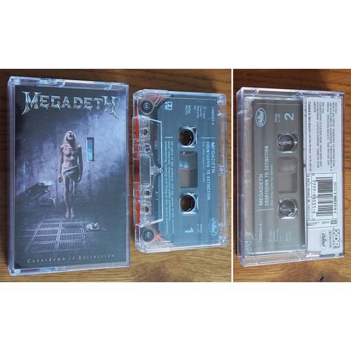 Megadeth K7 Audio Cassette Tape 