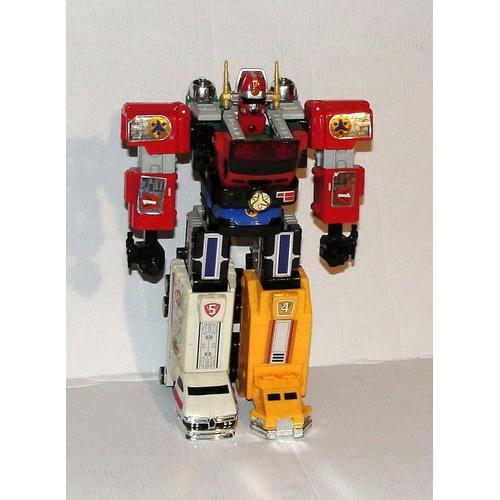 Megazord Lightspeed Figurine Robot Power Rangers 5 Zords Light Speed Bansai