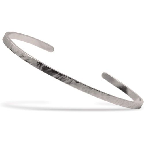 Meimieshop-Bracelet Jonc Acier Inoxydable Martel Bijou Homme Ou Femme Fait Main En France