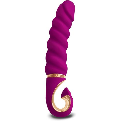 Meimieshop-Gjack Mini Vibromasseur Nervur Fuchsia 3,5x19cm