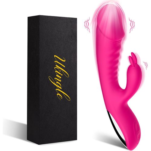 Meimieshop-Sex ToyS Femme Gode Vibro-Masseur Vibromasseur,Femme Clitoridien Puissant Couple 10 Modes Sex Toys Sextoyse Femme Clitoridienne Point G Rabbit Vibromasseurs Feminin Sextoy Sexetoyfemme(Pink)