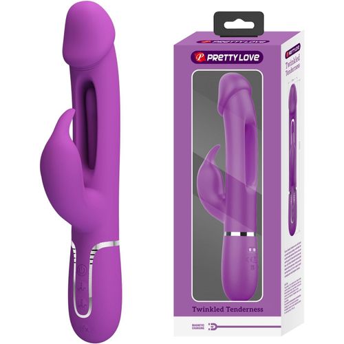 Meimieshop-Vibromasseur Rabbit Violet Kampas