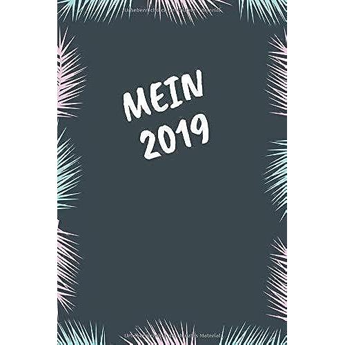 Mein 2019: Planer Mit Verschiedenen Kalender, Agenda, Organizer, To Do Liste, Kontakten   de Books, ruush  Format Broch 