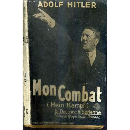 Mein Kampf (Mon Combat) - Extraits.   de HITLER ADOLF  Format Broch 