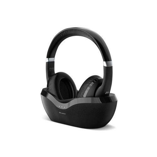 MELICONI CUFFIA HP FLASH BASE WIRELESS cuffia TV Wireless Bluetooth 5.3, Multipoint con base ricari